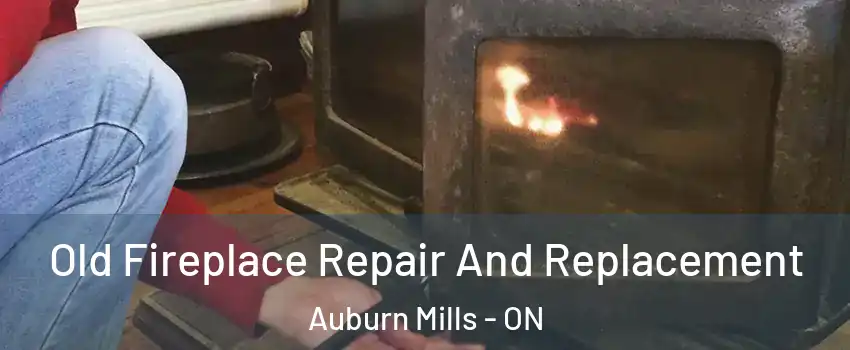 Old Fireplace Repair And Replacement Auburn Mills - ON